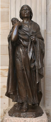 Sakakawea Statue in The National Statuary Hall, United States Capitol
