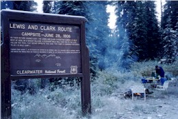 Lewis and Clark Route, Idaho